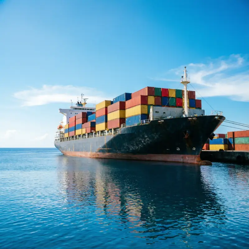 Container ship for RV Bali Cargo sea freight services